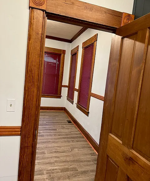 old fashioned pine doors and vintage woodwork