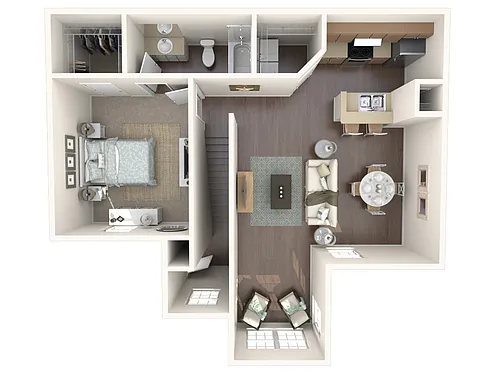 Floor plan 1D Renovated