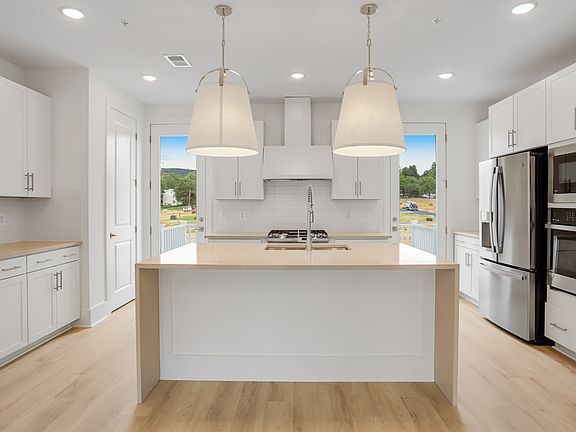 Loft Look with waterfall island