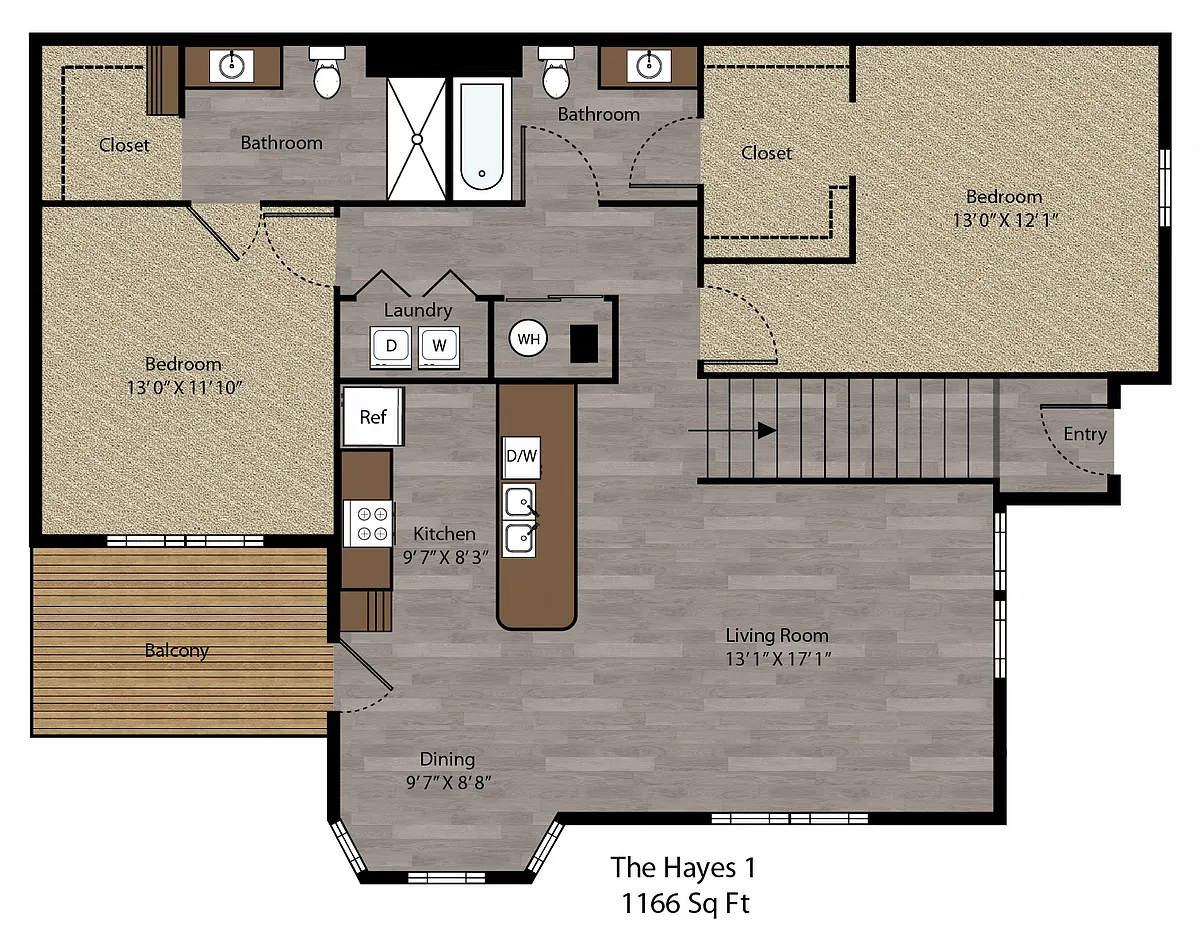 Floor plan The Hayes 1
