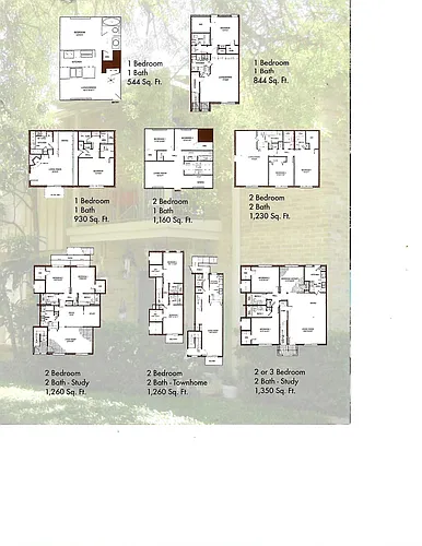 Floor plan 1 bed 1bath