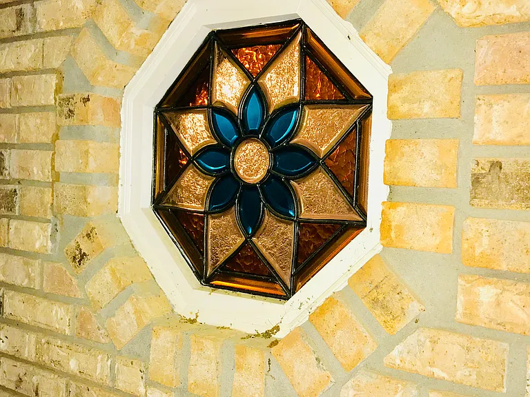 stained glass window