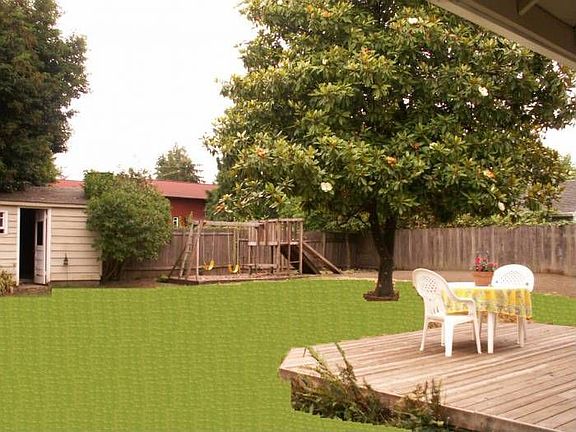 Private Flat Backyard