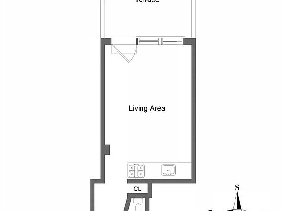 2nd image of 310 W 22nd St #3C1