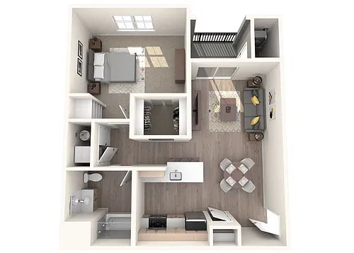 Floor plan 1B