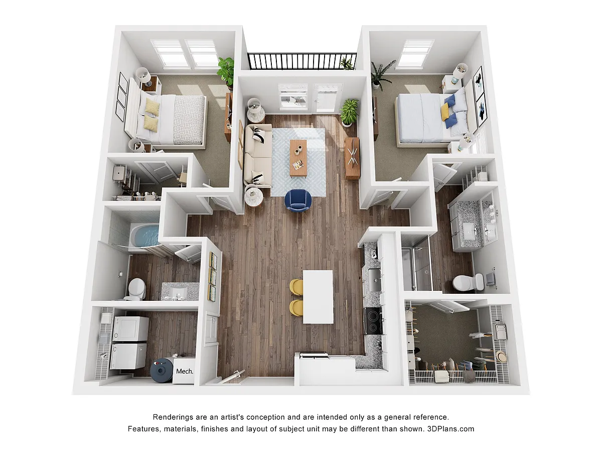 Floor plan B1c