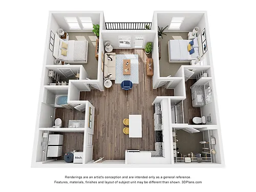 Floor plan B1c