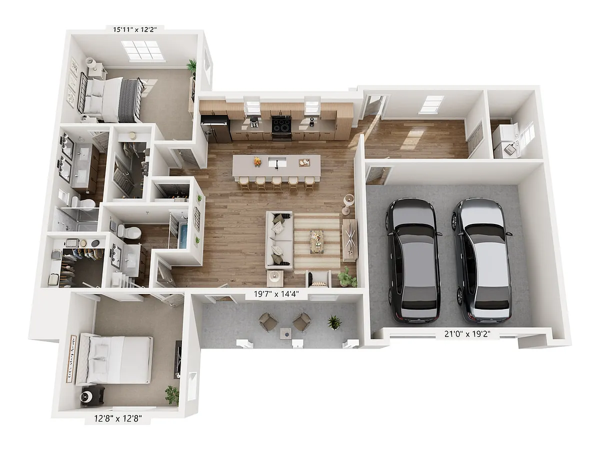 Floor plan B1-G