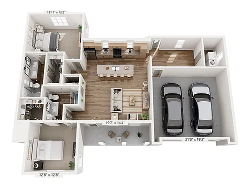 Floor plan B1-G