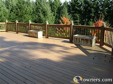1100+ sq foot deck with country view