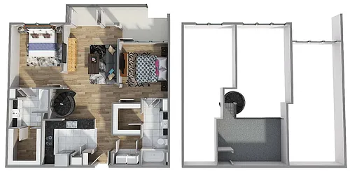 Floor plan Magnolia Loft