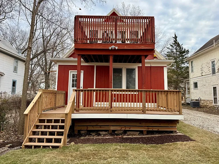 Double back porch