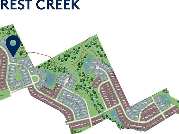 Forest Creek Site Map