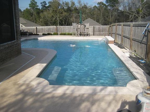 Pool with a Fountain.