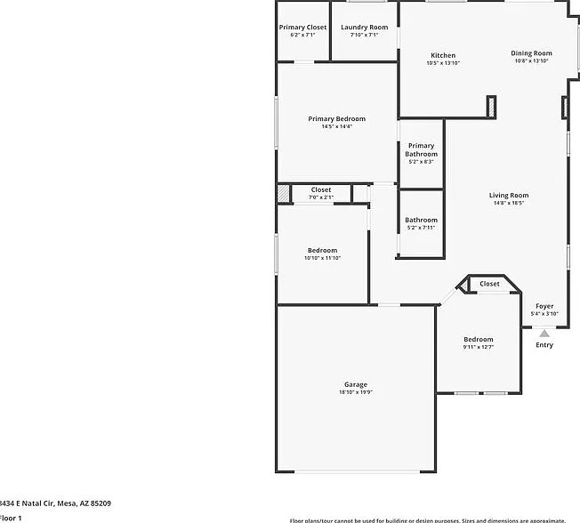 3 bed, 2.0 bath, 1400 sqft, $2,120 — Photo 2