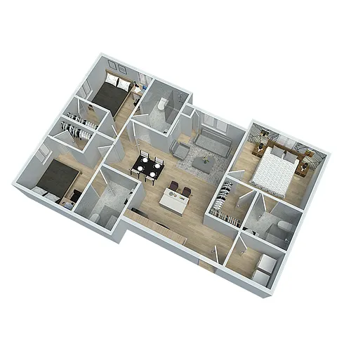 Floor plan 3 BEDROOM
