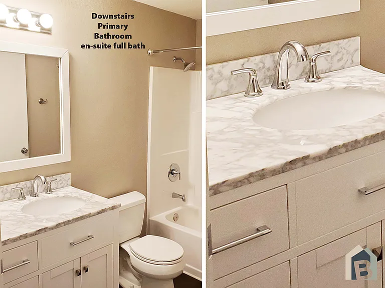 1st floor primary full bath