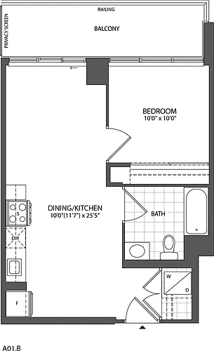 Floor plan 601
