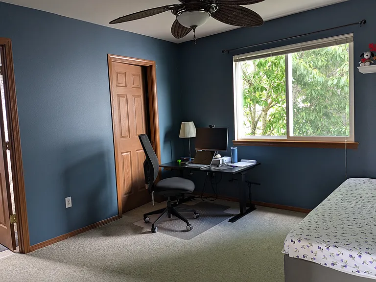 Bedroom 1 with walk in closet
