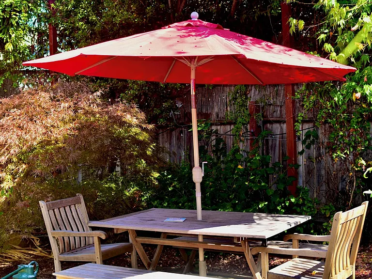 Private patio table