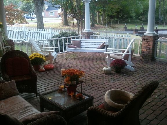 Porch and swing