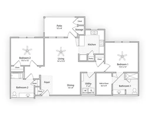 Floor plan AFWC2