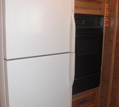 refrig and built in oven