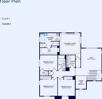 Preston Floor Plan, Quick Move-In Home, Floor 2