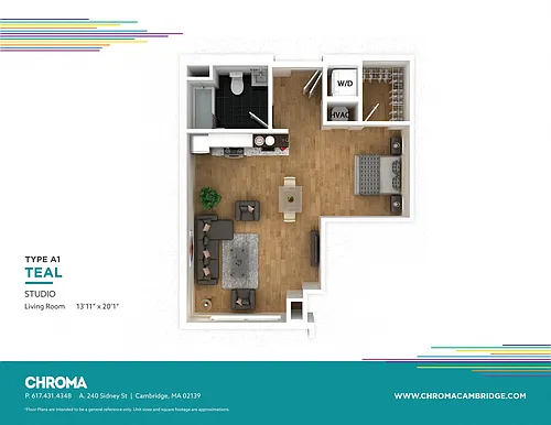 Floor plan Teal