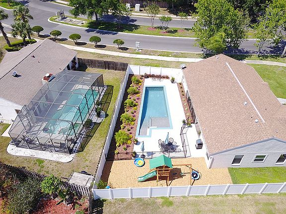 aerial drone view