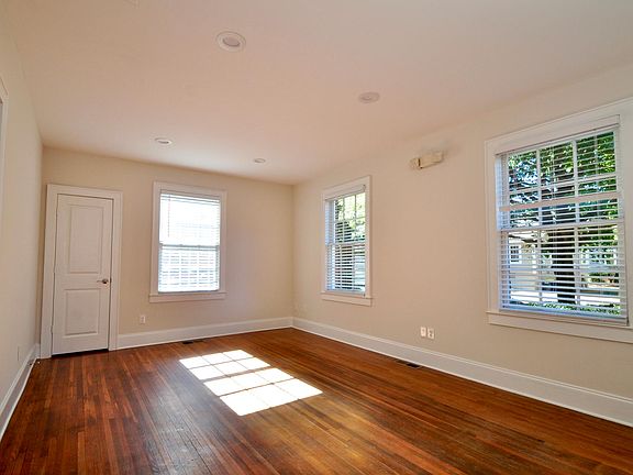 Lots of light with 3 windows. Hardwood floors.