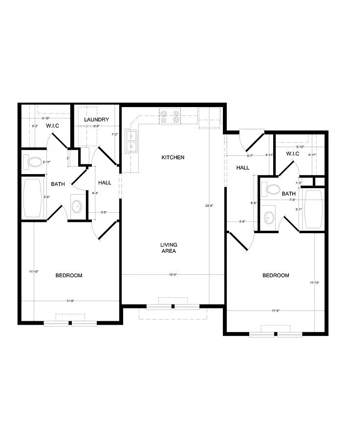 Floor plan 2X2