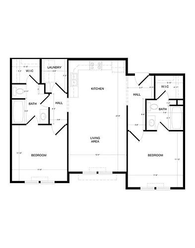 Floor plan 2X2
