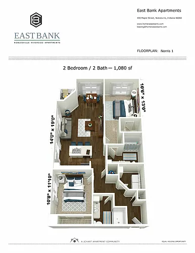 Floor plan Norris 1 2.2