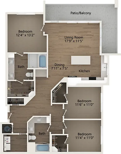 Floor plan Unwind