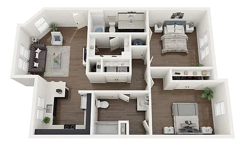 Floor plan 2D-A