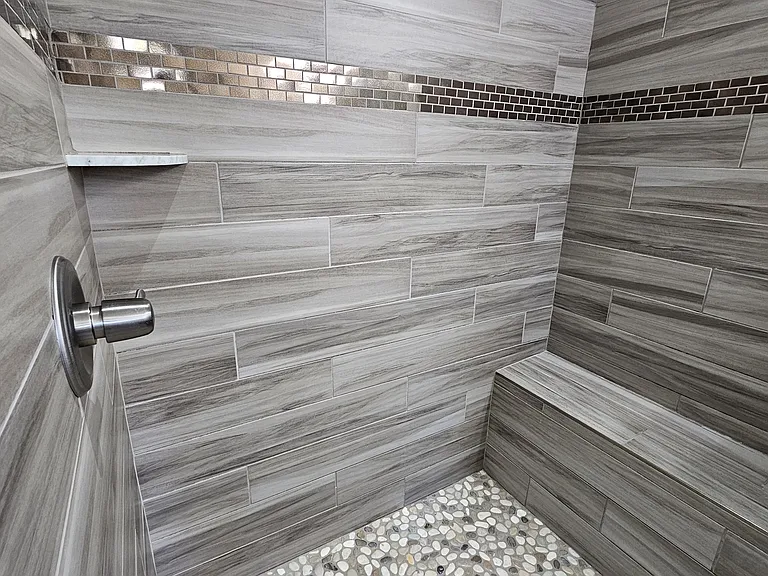 Master shower