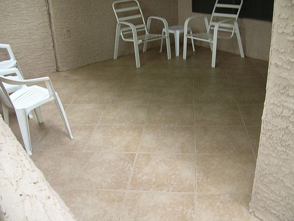 Tiled Patio