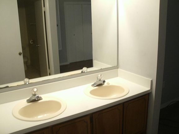 Twin vanities in master bath