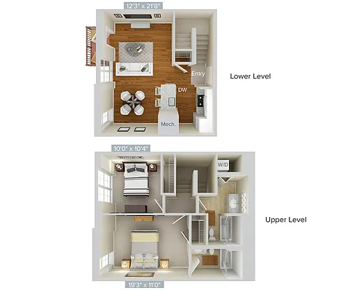 Floor plan B1T-950
