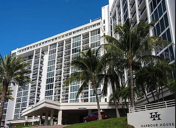 Outside of building -- Harbour House. we are right next to the Ritz Carlton on the ocean.