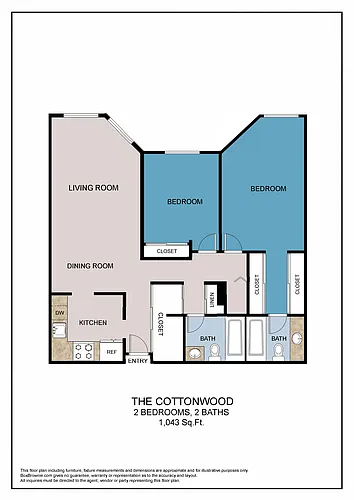 Floor plan Cottonwood
