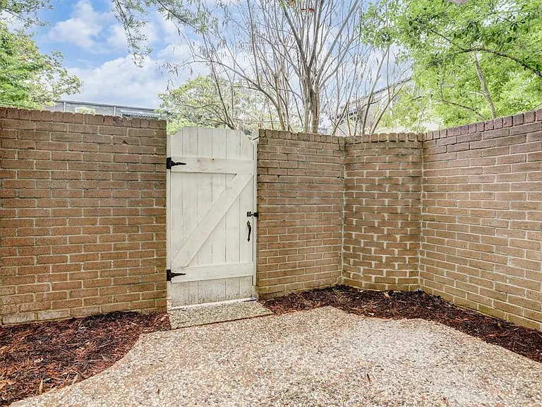 Patio included in the unit