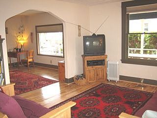 living room + dining room