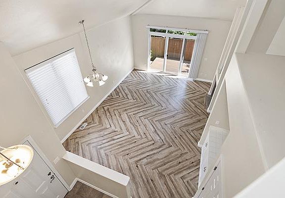view from 2nd level stairway