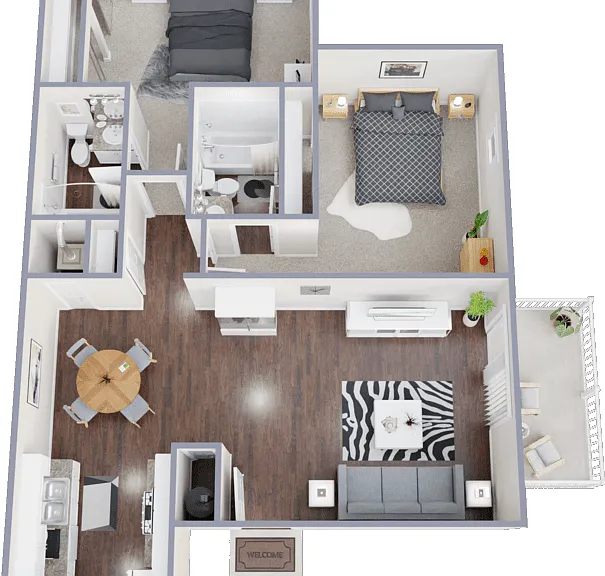 Plan 2 Floorplan Diagram