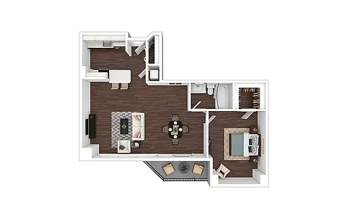 Floor plan A14 - Renovated