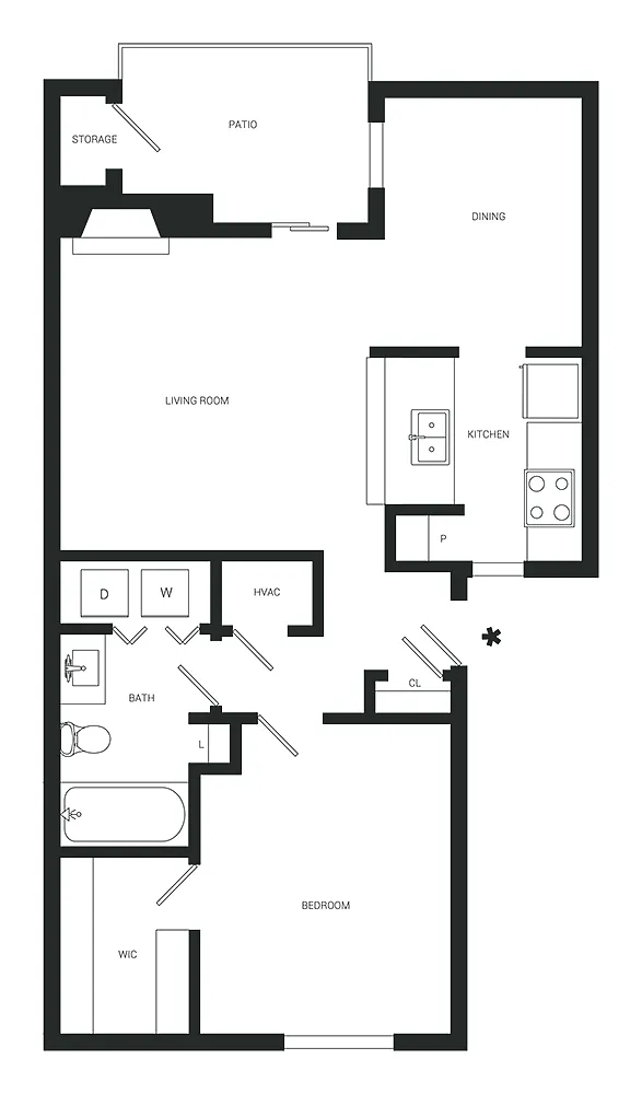 Floor plan Delilah