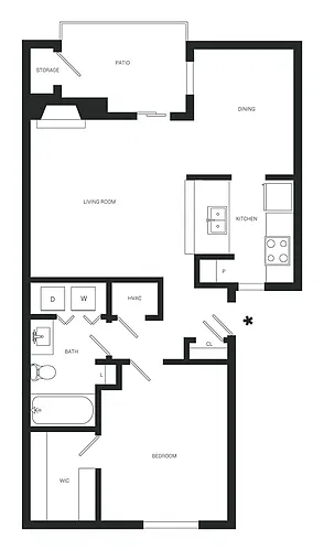 Floor plan Delilah