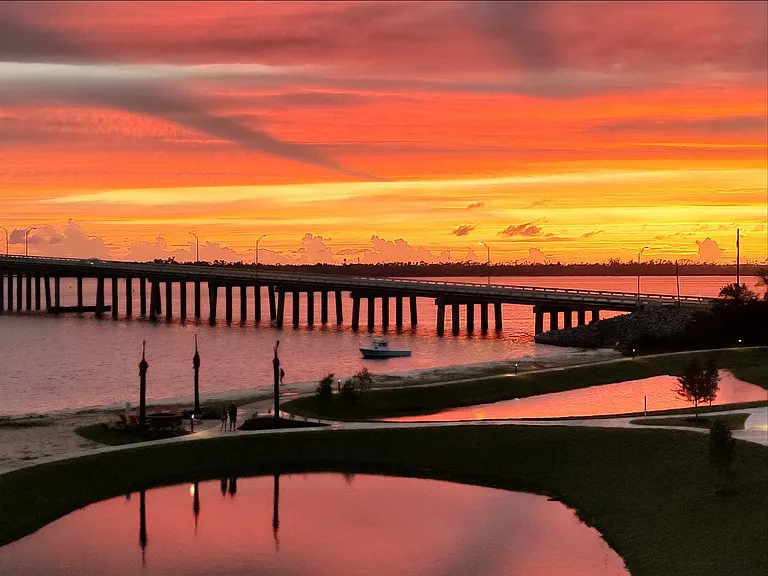 Sunset at East Bay Flats